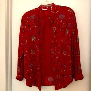 Liz Claiborne 2 piece Shirt Set. Size 10